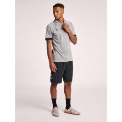 Polo Hummel Lead Functional. Szare koszulki polo męskie HUMMEL, m, bez wzorów, sportowe, bez kołnierzyka, bez ramiączek. Za 191.30 zł.