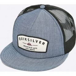 Quiksilver - Czapka. Szare czapki męskie Quiksilver, z bawełny. W wyprzedaży za 89.90 zł.