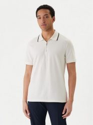 Calvin Klein Polo LV04LF214G Écru Regular Fit. Koszulki polo męskie Calvin Klein, m, bez wzorów, z bawełny, bez kołnierzyka, bez ramiączek. Za 369.99 zł.