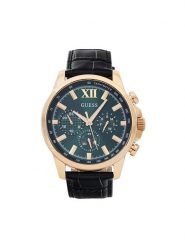Guess Zegarek Walker GW0901G4 Czarny. Czarne, analogowe zegarki męskie Guess. Za 629.99 zł.