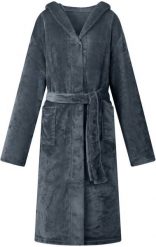 VidaXL Szlafrok z kapturem granatowy flanelowy xxl. Niebieskie szlafroki męskie vidaXL, m, bez wzorów, z kapturem. Za 146.99 zł.