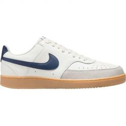 Buty do chodzenia męskie Nike Court Vision Lo. Białe buty do biegania męskie Nike, bez wzorów, z materiału, bez zapięcia, do biegania, nike court. Za 454.00 zł.