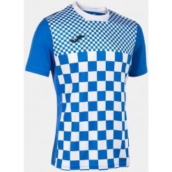 Joma Flag II koszulka sportowa Royal-White L. Białe t-shirty sportowe męskie Joma, l, bez wzorów, z meshu, sportowe, bez ramiączek. Za 143.65 zł.