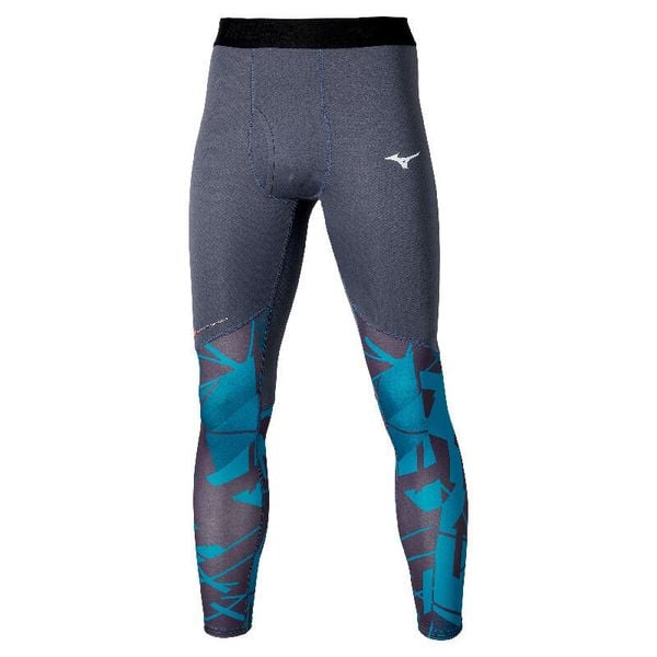 Legginsy Mizuno Virtual. Szare legginsy męskie Mizuno, s, bez wzorów, na fitness i siłownię. Za 305.00 zł.