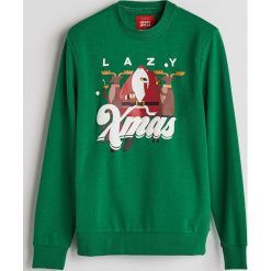Bluza z motywem świątecznym - Khaki. Bluzy nierozpinane męskie marki DOMYOS. Za 59.99 zł.