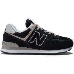 Buty męskie New Balance ML574EVB - czarne. Czarne buty sportowe na co dzień męskie New Balance, m, bez wzorów, z gumy, klasyczne, bez ramiączek, bez kaptura. Za 499.99 zł.