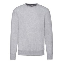 Lekka Bluza Rozpinana Unisex Dla Dorosłych. Szare bluzy rozpinane męskie Fruit of the Loom, l, bez wzorów, bez ramiączek, bez kaptura. Za 71.99 zł.