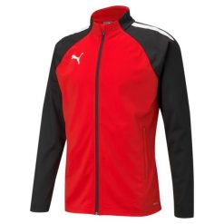 Bluza piłkarska męska PUMA teamLIGA. Czarne bluzy nierozpinane męskie Puma, m, bez wzorów, sportowe, bez ramiączek, bez kaptura. Za 253.00 zł.