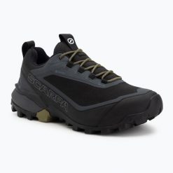 Buty trekkingowe męskie SCARPA Ribelle Cross 2 GTX. Czarne buty trekkingowe męskie Scarpa, bez wzorów, bez zapięcia. Za 699.99 zł.