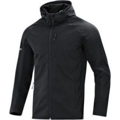 Kurtka Jako softshell light. Szare kurtki męskie Jako, bez wzorów, z softshellu, sportowe, bez ramiączek, bez kaptura. Za 419.00 zł.