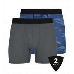 Męskie bokserki techniczne 2 pack Kilpi 2P NETT-U. Niebieskie bokserki męskie Kilpi, m, bez wzorów. Za 138.03 zł.