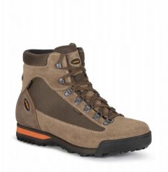 Buty trekkingowe męskie Aku U'S SLOPE GTX, light brown/ orange, 44. Brązowe buty trekkingowe męskie Aku, bez wzorów, bez zapięcia. Za 646.84 zł.
