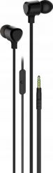 Słuchawki Vivanco Vivanco headset Stereo Earphones, black (61738). Czarne słuchawki douszne VIVANCO. Za 65.05 zł.