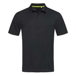 Męska Koszulka Polo Active 140. Czarne koszulki polo męskie Stedman, m, bez wzorów, bez kołnierzyka, bez ramiączek. Za 68.99 zł.