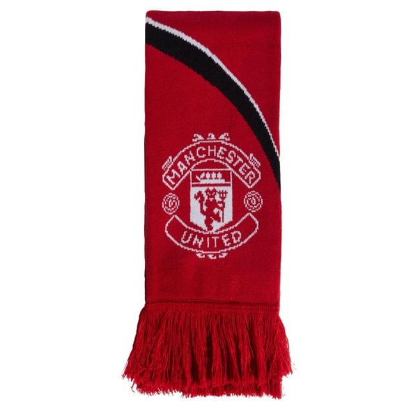 Szalik Manchester United Home. Białe szaliki męskie ADIDAS, bez wzorów, sportowe. Za 109.00 zł.