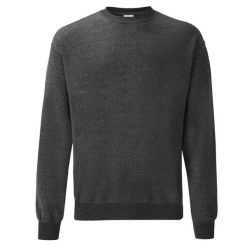 Bluza Rozpinana Dla Dorosłych Unisex Classic Heather. Szare bluzy rozpinane męskie Fruit of the Loom, m, bez wzorów, bez ramiączek, bez kaptura. Za 79.99 zł.