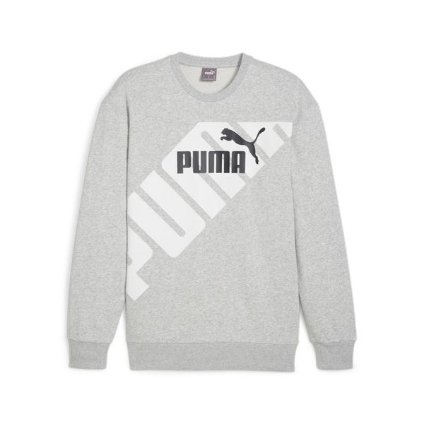 Puma Bluza Power Graphics Tr 67896104. Szare bluzy nierozpinane męskie Puma, m, bez wzorów, bez ramiączek, bez kaptura. Za 140.99 zł.