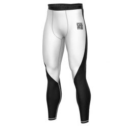 Legginsy Sportowe Męskie Extreme Hobby GAME. Białe bielizna termoaktywna męska EXTREME HOBBY, m, bez wzorów, z elastanu, na fitness i siłownię. Za 229.00 zł.