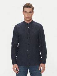 Tommy Hilfiger Koszula MW0MW39271 Granatowy Regular Fit. Niebieskie koszule męskie Tommy Hilfiger, l, bez wzorów, ze lnu, bez kołnierzyka, bez ramiączek. Za 309.99 zł.