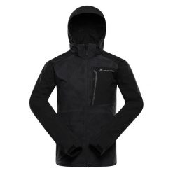 Kurtka softshell męska Alpine Pro Hoor. Czarne kurtki softshell męskie Alpine Pro, m, bez wzorów, z softshellu, trekkingowe. W wyprzedaży za 399.00 zł.