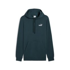 Męska bluza z kapturem Essentials z małym logo No. 1 PUMA Green Terrain. Zielone bluzy nierozpinane męskie Puma, m, bez wzorów, eleganckie, bez ramiączek, z kapturem. Za 229.00 zł.