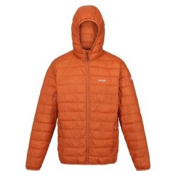 Męska Kurtka Pikowana Z Kapturem + Worek Hillpack. Brązowe kurtki męskie Regatta, m, bez wzorów, sportowe, bez ramiączek, z kapturem. Za 115.99 zł.