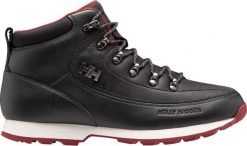 Buty trekkingowe męskie Helly Hansen The Forester Black/Red r. 46.5 (10513-997). Czarne buty trekkingowe męskie Helly Hansen, bez wzorów, bez zapięcia. Za 599.99 zł.