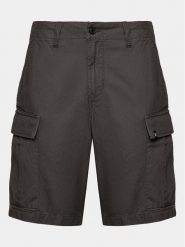 Element Szorty materiałowe Legion Cargo ELYWS00103 Czarny Regular Fit. Czarne szorty męskie Element, bez wzorów, z bawełny. Za 229.99 zł.