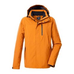 Kurtka z kapturem Killtec KOW 90. Brązowe kurtki męskie KILLTEC, m, bez wzorów, bez ramiączek, z kapturem. Za 522.00 zł.