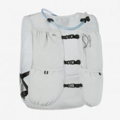 Plecak do biegania w terenie unisex Kiprun 8l. Szare plecaki męskie KIPRUN, bez wzorów. Za 199.99 zł.