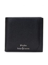 Polo Ralph Lauren Portfel 405963225001 Czarny. Czarne portfele męskie Polo Ralph Lauren, bez wzorów, ze skóry. Za 569.99 zł.