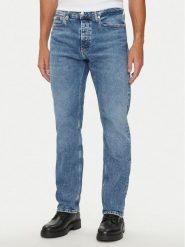 Calvin Klein Jeans Jeansy J30J326882 Niebieski Straight Fit. Niebieskie jeansy męskie Calvin Klein Jeans, bez wzorów, z bawełny. Za 249.99 zł.