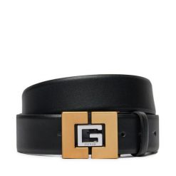 Pasek Męski Guess. Czarne paski męskie Guess, z aplikacjami. Za 269.99 zł.