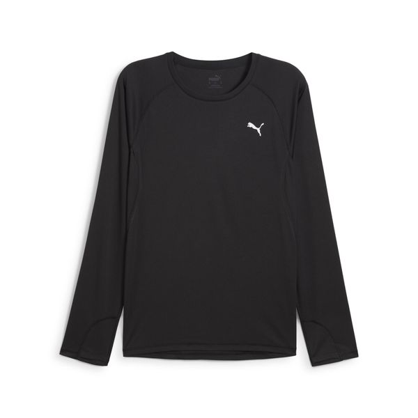 Męska koszulka z długim rękawem do biegania VELOCITY PUMA Black. Czarne koszulki męskie z długim rękawem Puma, m, bez wzorów, sportowe, bez kołnierzyka, bez ramiączek. Za 129.99 zł.