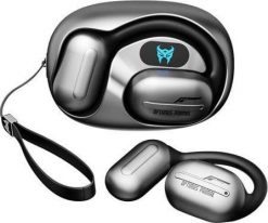 Słuchawki Transformers Słuchawki bezprzewodowe typu open ear Transformers TF-T20 (srebrne). Szare słuchawki bluetooth Transformers. Za 59.16 zł.