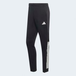 Spodnie piłkarskie treningowe ADIDAS Sereno 26. Czarne długie spodnie sportowe męskie ADIDAS, bez wzorów, na fitness i siłownię, climacool (adidas). Za 179.99 zł.