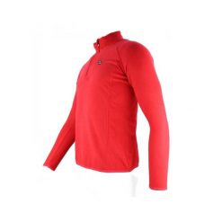 Polar z kapturem zapinany na zamek 1/2 Peak Mountain. Czerwone bluzy z polaru męskie Peak Mountain, bez wzorów, z polaru, sportowe, bez ramiączek, z kapturem. W wyprzedaży za 123.00 zł.