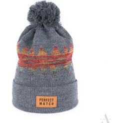 Czapka unisex Universal winter szara. Czapki męskie Art of Polo. Za 36.52 zł.