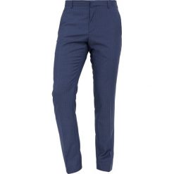 Calvin Klein PARIS COLORED PINSTRIPE Spodnie garniturowe blue. Niebieskie eleganckie spodnie męskie Calvin Klein, z materiału. Za 599.00 zł.