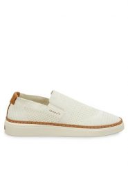 Gant Półbuty 32631243 Écru. Codzienne półbuty męskie Gant, bez wzorów, z materiału, bez obcasa, bez zapięcia. Za 499.99 zł.
