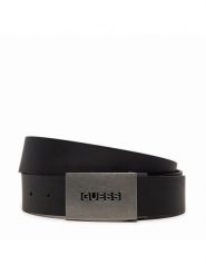 Guess Pasek Męski M4BZ34 L0OK0 Czarny. Czarne paski męskie Guess, z aplikacjami, ze skóry. Za 459.99 zł.