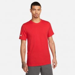 T-shirt sportowy z krótkim rękawem męski Nike Park 20 M Tee. Czarne t-shirty sportowe męskie Nike, m, bez wzorów, z bawełny, sportowe, bez ramiączek. Za 89.99 zł.