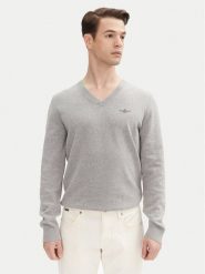 Aeronautica Militare Sweter 251MA1504L506 Szary Regular Fit. Szare kardigany męskie Aeronautica Militare, l, bez wzorów, z bawełny, bez ramiączek. Za 259.99 zł.