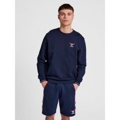 Bluza Hummel IC Dayton. Niebieskie bluzy nierozpinane męskie HUMMEL, s, bez wzorów, z polaru, klasyczne, bez ramiączek, bez kaptura. Za 234.00 zł.