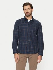 Selected Homme Koszula 16096092 Granatowy Regular Fit. Niebieskie koszule męskie Selected Homme, m, bez wzorów, z bawełny, bez kołnierzyka, bez ramiączek. Za 119.99 zł.