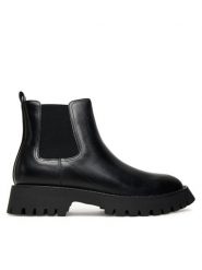Guess Sztyblety FMTGOM LEA10 Czarny. Czarne sztyblety męskie Guess, ze skóry, bez obcasa, bez zapięcia. Za 679.99 zł.