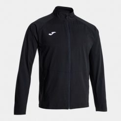 Kurtka z dresu Joma Doha II. Czarne kurtki męskie Joma, xl, bez wzorów, z dresówki, sportowe, bez ramiączek, bez kaptura. W wyprzedaży za 182.90 zł.