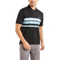 Koszulka Polo Męska Nautica Princeton. Czarne koszulki polo męskie Nautica, m, bez wzorów, z bawełny, biznesowe, bez kołnierzyka, bez ramiączek. Za 299.00 zł.
