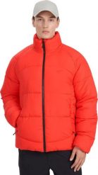 Kurtka puchowa męska 4F M0707 czerwona 4FRAW25TDJAM0707 62S L. Czerwone kurtki męskie 4f, l, bez wzorów, z puchu, bez ramiączek, bez kaptura. Za 423.59 zł.