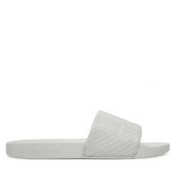 Klapki Calvin Klein Jeans. Szare klapki i japonki męskie Calvin Klein Jeans, bez wzorów, z jeansu. Za 99.99 zł.